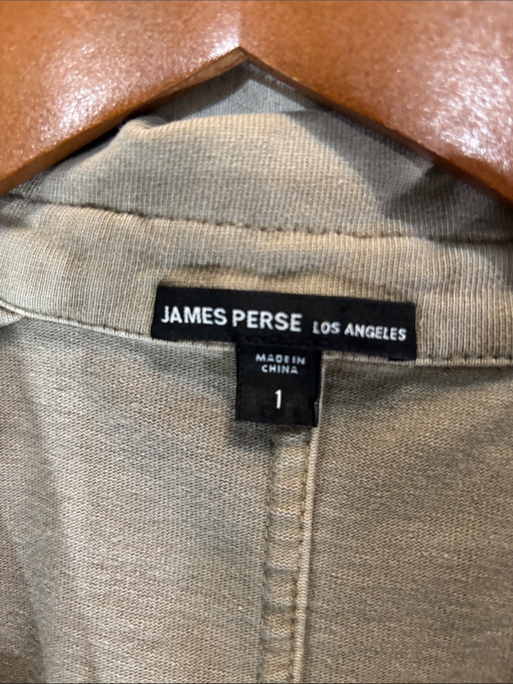 James Perse Mixed Media Surplus Utility Jacket Marsh Green Cotton Size 1 Small - Picture 2 of 7